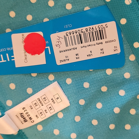 Cleo blue and white polka-dot bikini bottom - Picture 15 of 16